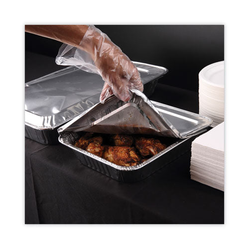 Aluminum Steam Table Pans, Half-size Deep, 400 Gauge, 2.56" Deep, 10.38 X 12.75, 100/carton.