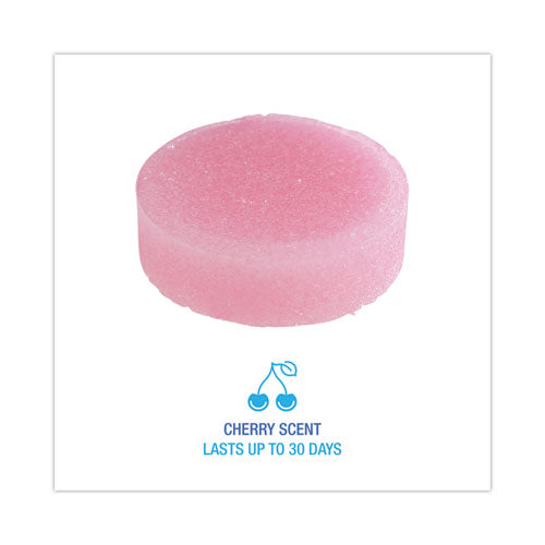Urinal Para Deodorizer Blocks, Cherry Scent, 4 Oz, Red, 144/carton.