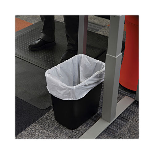 Linear Low Density Industrial Can Liners, 16 Gal, 0.5 Mil, 24" X 32", White, Flat Pack, 500/carton.