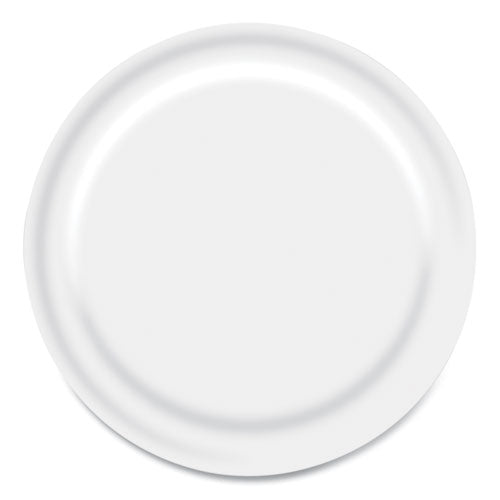 Paper Dinnerware, Plate, 6", White, 1,000/carton.