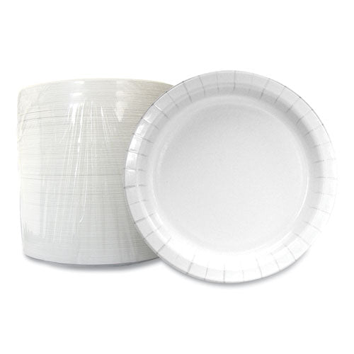 Paper Dinnerware, Plate, 6", White, 1,000/carton.