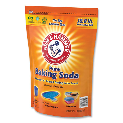 Baking Soda, 10.8 Lb Bag, 4/carton.