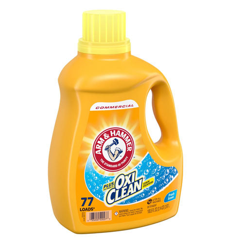 Oxiclean Concentrated Liquid Laundry Detergent, Fresh, 100.5 Oz Bottle, 4/carton