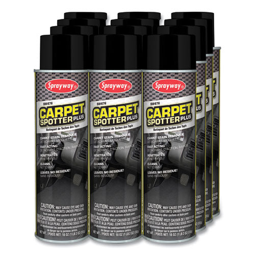 Carpet Spotter Plus, Butyl Scent, 18 Oz Aerosol Spray, Dozen.