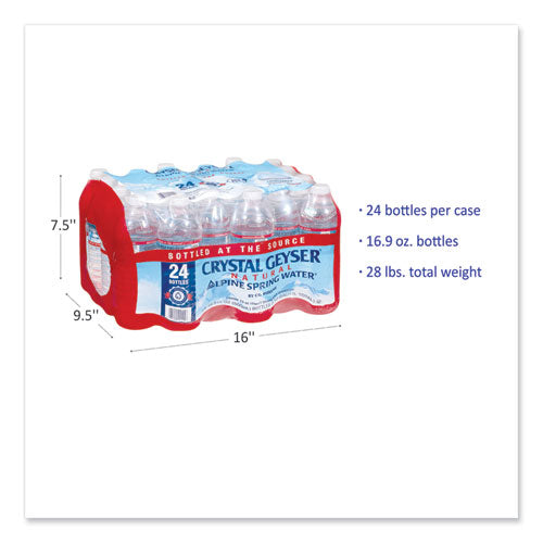 Alpine Spring Water, 16.9 Oz Bottle, 24/carton.