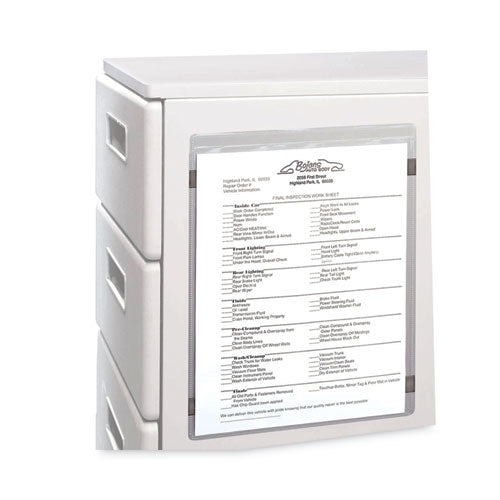 Magnetic Shop Ticket Holders, Super Heavyweight, 15 Sheets, 8.5 X 11, 15/box.