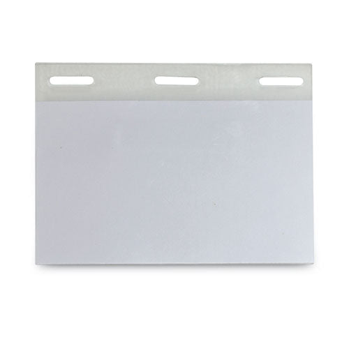 Self-laminating Magnetic Style Name Badge Holder Kit, 2" X 3", Clear, 20/box.
