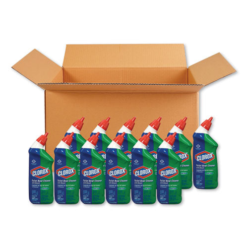 Toilet Bowl Cleaner With Bleach, Fresh Scent, 24 Oz Bottle, 12/carton.