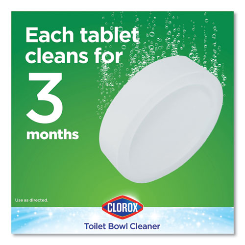 Ultra Clean Toilet Tablets Bleach, 3.5 Oz Tablet, 2/pack, 6 Packs/carton.