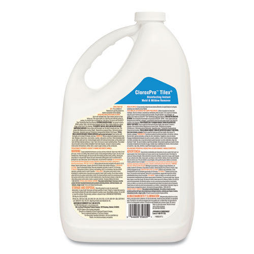 Disinfects Instant Mildew Remover, 128 Oz Refill Bottle, 4/carton