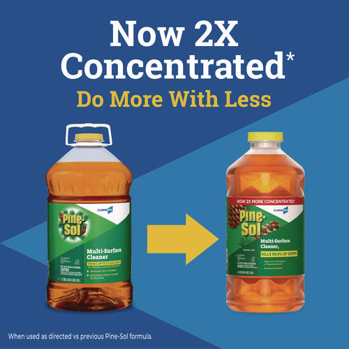 Cloroxpro -Multi-surface Cleaner Disinfectant Concentrated, Original Pine Scent, 80 Oz Bottle, 3/carton