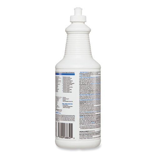 Bleach Germicidal Cleaner, 32 Oz Pull-top Bottle, 6/carton.