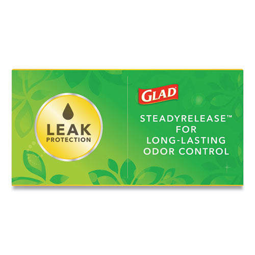 Odorshield Tall Kitchen Drawstring Bags, 13 Gal, Gain Original Scent, 24" X 27.38", White, 80/box.