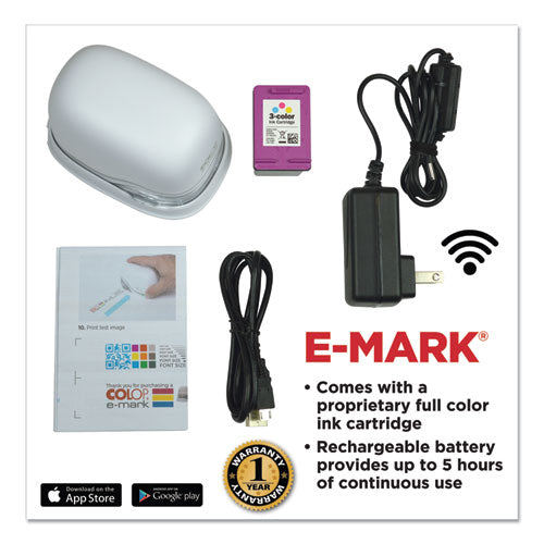 Digital Marking Device, Customizable Size And Message With Images, White