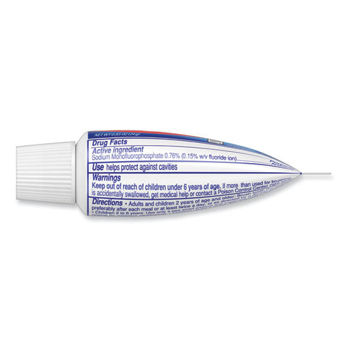 Toothpaste, Personal Size, 0.85 Oz Tube, Unboxed, 240/carton.