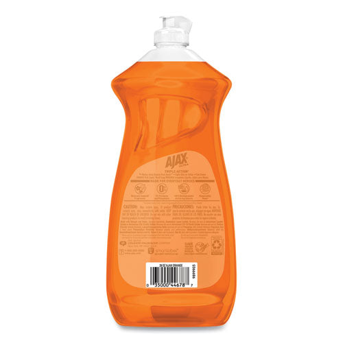 Dish Detergent, Liquid, Orange Scent, 28 Oz Bottle.