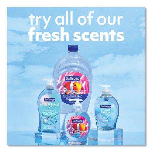 Softsoap Liquid Hand Soap Pumps, Fresh Breeze, 7.5 Oz Pump Bottle 6/carton.
