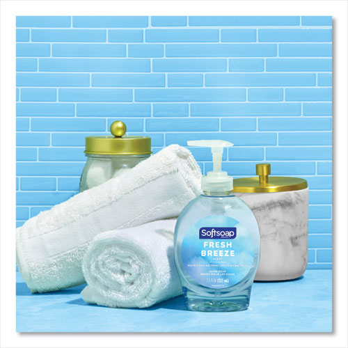 Softsoap Liquid Hand Soap Pumps, Fresh Breeze, 7.5 Oz Pump Bottle 6/carton.