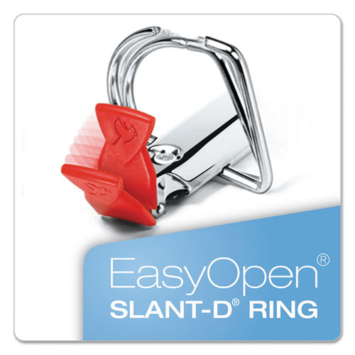 Freestand Easy Open Locking Slant-d Ring Binder, 3 Rings, 4" Capacity, 11 X 8.5, White.
