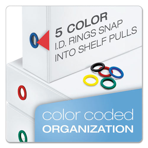 Freestand Easy Open Locking Slant-d Ring Binder, 3 Rings, 4" Capacity, 11 X 8.5, White.
