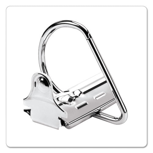 Expressload Clearvue Locking D-ring Binder, 3 Rings, 4" Capacity, 11 X 8.5, White