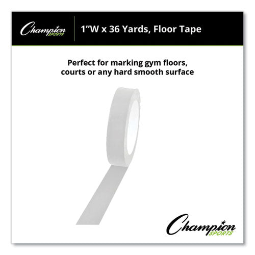 Floor Tape, 1" X 36 Yds, White