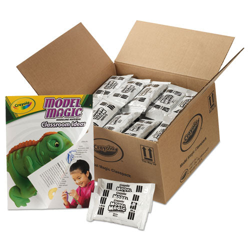 Model Magic Modeling Compound,1 Oz Packs, 75 Packs, White, 6 Lbs 13 Oz.