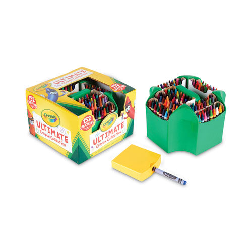 Ultimate Crayon Case, Sharpener Caddy, 152 Colors.