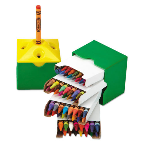 Classpack Regular Crayons, Assorted, 13 Caddies, 832/box.