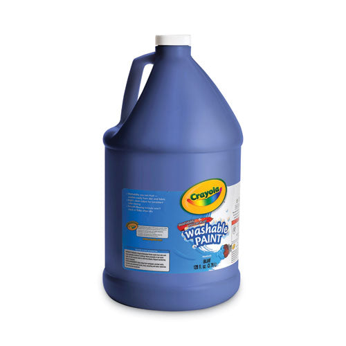 Washable Paint, Blue, 1 Gal Bottle.