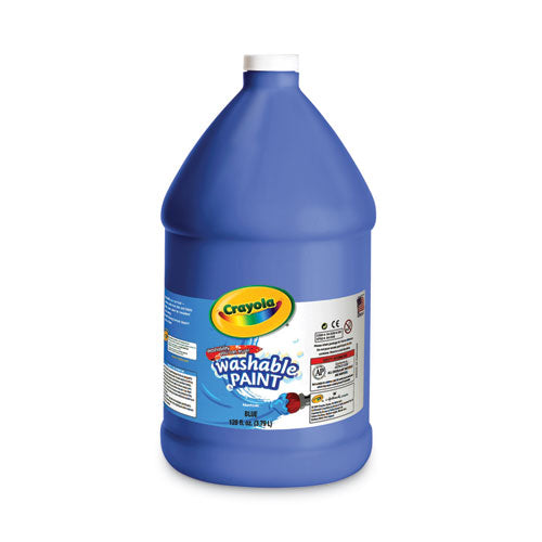 Washable Paint, Blue, 1 Gal Bottle