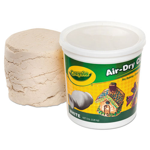 Air-dry Clay, White, 5 Lbs.