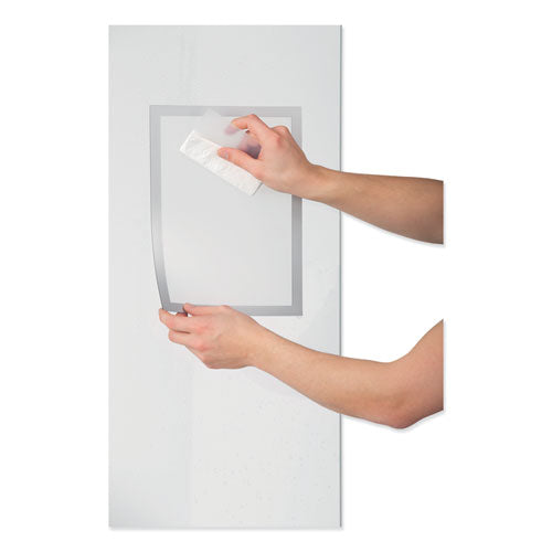 Duraframe Sun Sign Holder, 8.5 X 11, Silver Frame, 2/pack.