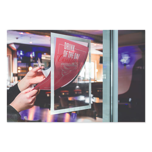 Duraframe Sun Sign Holder, 11 X 17, Silver Frame, 2/pack.