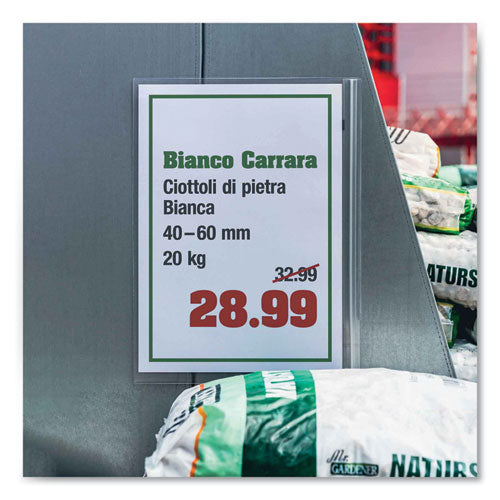 Magnetic Water-resistant Sign Holder, 11 X 17, Clear Frame, 5/pack.