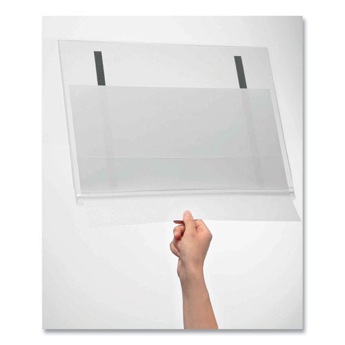 Magnetic Water-resistant Sign Holder, 11 X 17, Clear Frame, 5/pack.