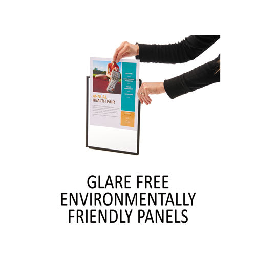 Sherpa Motion Desk Reference System, 10 Panels, Black Borders.