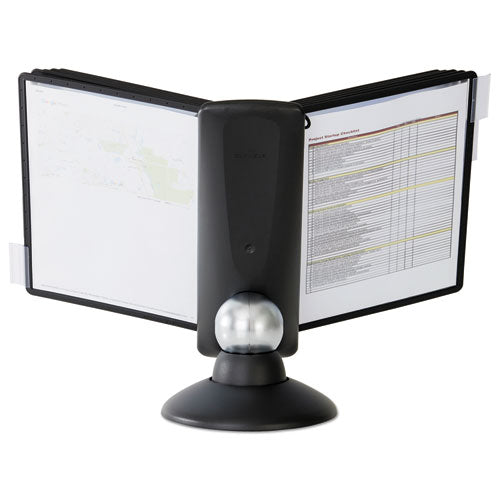 Sherpa Motion Desk Reference System, 10 Panels, Black Borders.