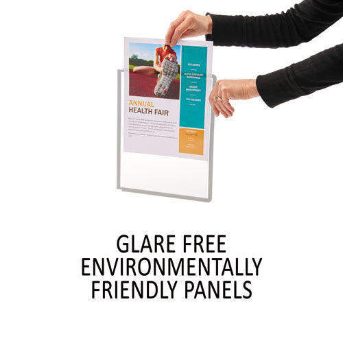 Sherpa Motion Desk Reference System, 10 Panels, Gray Borders.