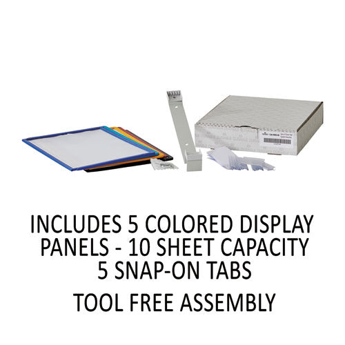 Vario Wall Reference System, 5 Panels, Letter, Asst. Borders And Panels.