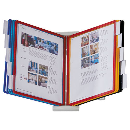 Instaview Expandable Desktop Reference System, 10 Panels, Assorted Borders.