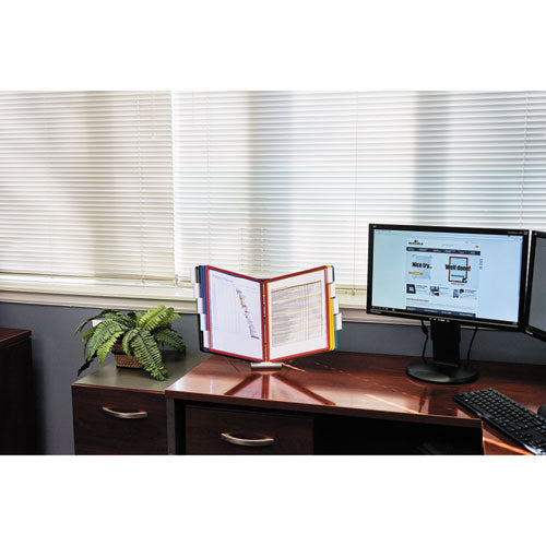 Instaview Expandable Desktop Reference System, 10 Panels, Assorted Borders.