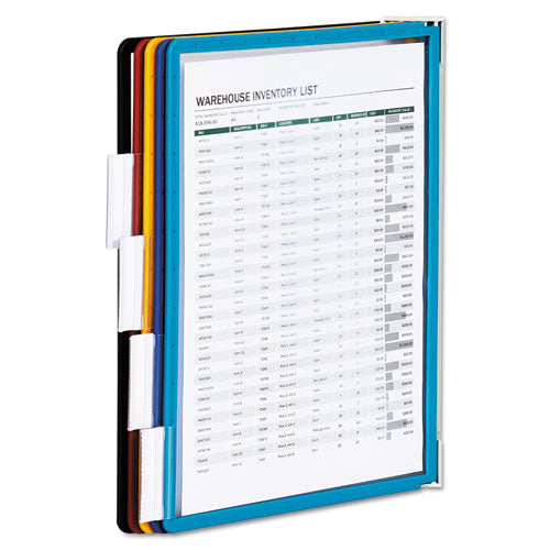 Vario Magnetic Wall Reference System, 5 Panels, 10 Pockets, Assorted Borders.