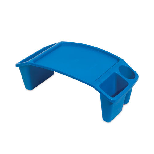Antimicrobial Lap Desk, Rectangular, 23.35w X 12d X 8.53h, Blue.