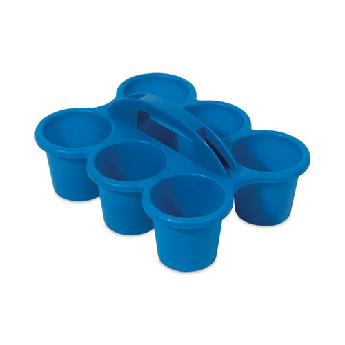 Little Artist Antimicrobial Six-cup Caddy, Blue.
