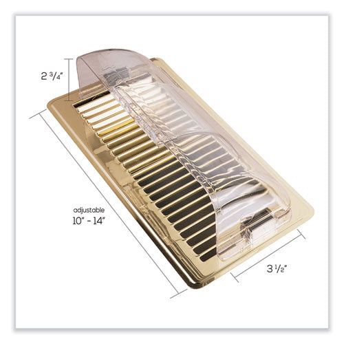 Premium Unbreakable Air Deflector, 3.87 X 9 X 2.75, Clear.