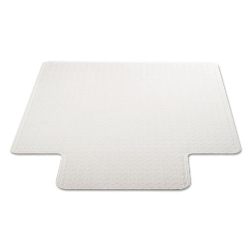 Duramat Moderate Use Chair Mat For Low Pile Carpet, 46 X 60, Wide Lipped, Clear.