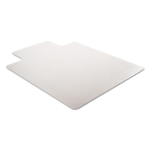 Duramat Moderate Use Chair Mat For Low Pile Carpet, 46 X 60, Wide Lipped, Clear.