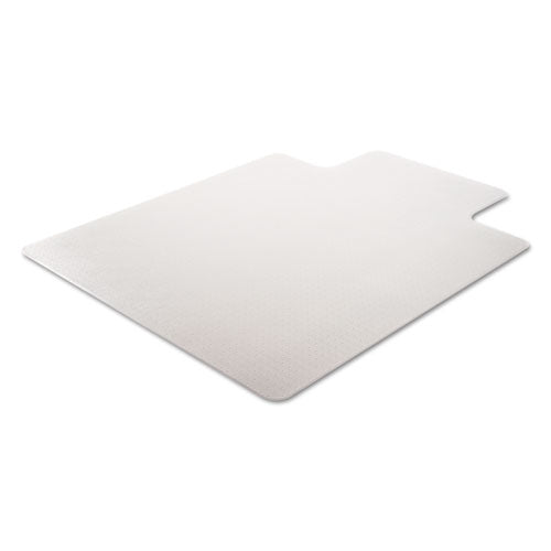 Duramat Moderate Use Chair Mat For Low Pile Carpet, 46 X 60, Wide Lipped, Clear.
