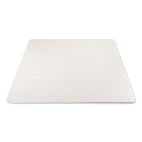 Antimicrobial Chair Mat, Medium Pile Carpet, 60 X 46, Rectangular, Clear.